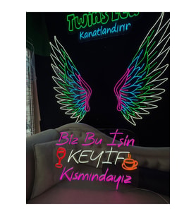 Yazılı ve Şekilli Neon Tabela