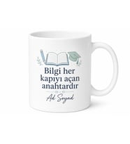 Öğrenci İçin Kişiye Özel İsimli Baskılı Kupa Bardak Okul Hediyesi