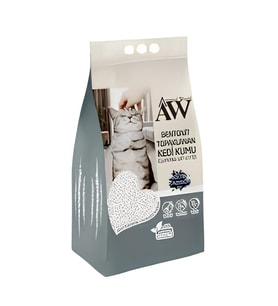 Animal World Aktif Karbonlu Topaklanan 10 Lt Bentonit Kedi Kumu