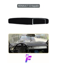 RENAULT 12 KAPAKLI Uyumlu Torpido Örtüsü Yansıma Önleyici Tam Koruma Hızlı Montaj J32