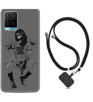 Vivo Y11S Y21S Y20 Y20S Y70 Kılıf Boyun Askılı Silikon Purest Evil 1627