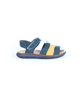 Şiringenç 1125 Laci-Sarı Erkek Çocuk Sandalet (Lacivert)