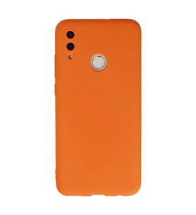 Huawei P Smart 2019 Kılıf Nano İçi Kadife Silikon - Turuncu