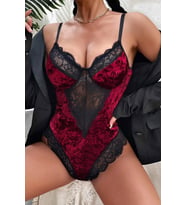Merry See Kadife Body Gecelik Babydoll (Çok Renkli)