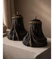 2'lü Art Decor Peçeli Kadın Büst Mum Seti Doğal Soya Mumu