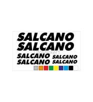 Bisiklet Kadro Sticker Seti Salcano Uyumlu Siyah