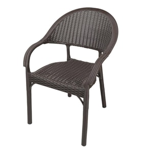 Mandella Eylül Rattan Koltuk (4 adet) Kahverengi