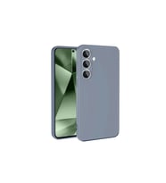 Samsung Galaxy S24 Fe Kılıf Nano İçi Kadife Silikon - Gri