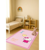Modern Dijital Baskı Kaymaz Taban Çocuk ve Genç Odası Halısı H0603