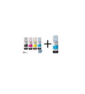 Epson 103 EcoTank L3251 4 Renk Orjinal Mürekkep Takımı + 1 Mavi Hediye