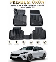 Bmw 2 Serisi F74 Gran Coupe 2025 Sonrası Uyumlu 3D Oto Paspas Premium