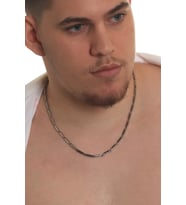 Labalaba Erkek Küp Üçgen Model Çelik Zincir Kolye