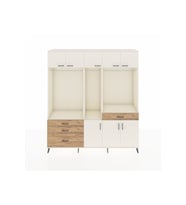 Hyperion Dolap 8 Raflı 4 Çekmeceli 3 Askılı 220x44x243 Aytaşı-Aytaşı/Çam