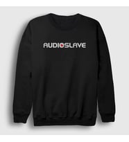 Presmono Unisex Beyaz Logo Rock Audioslave Sweatshirt 544383tt (Siyah)
