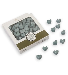 Mühür Mumu Eritme Kalp Boncuk Paket Model No: 15 SATEN GRİ