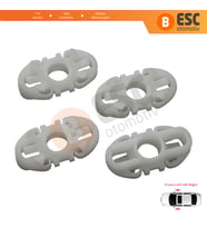 Ford Transit MK5 6 7 EY FY TT9 1994-2014 için Makas Tip Cam Kriko Kayar Pivot Kılavuz Klipsi