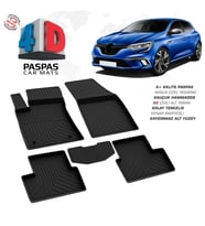 Renault Megane 4 HB 4D Araca Özel Havuzlu Kauçuk Paspas 2016 ve Üzeri
