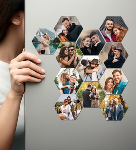 Kişiye Özel Ahşap Fotoğraflı UV Baskılı Magnet