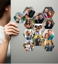 Kişiye Özel Ahşap Fotoğraflı UV Baskılı Magnet