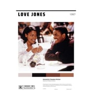 Love Jones Minimal Film Posteri Tablo Ahşap Poster Dekoratif