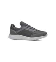 Günlük Erkek Yetişkin Sneaker Büyük Numara Spor Ayakkabı Lastik Bağcıklı 110C (Füme)