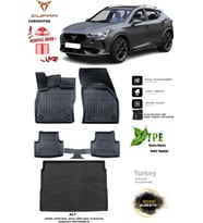 Cupra Formentor Alt 2021 Araca Özel 3D Paspas Ve 3D Bagaj Havuzu