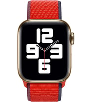Watch Kırmızı Hasır Kordon 42-44 mm Akıllı Saat Kayışı