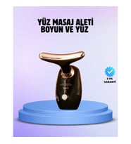Mey İthalat® Yüz Masaj Aleti Boyun ve Yüz EMS Güzellik Cihazı Cilt Sıkılaştırma Cilt Gençleştirme Ci