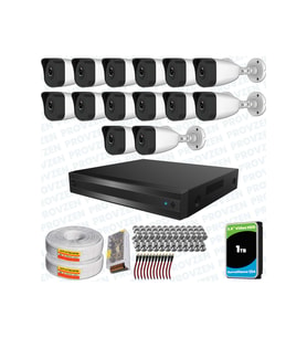 Provzen RV HiLook 14 Kameralı Full HD Geniş Açı Güvenlik Kamerası