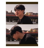 Jimin Paris'te Estetik Tablo Ahşap Poster Dekoratif Kod2166