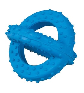 Lastik Sarmal Köpek Oyuncağı (Mavi) 7,5 cm
