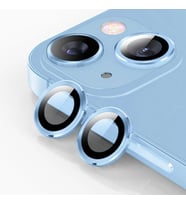 ALLY iPhone 14-14 Plus 3D Metal Çerçeveli Kamera Lens Koruyucu-(5775) - SSSSSS3322-2454