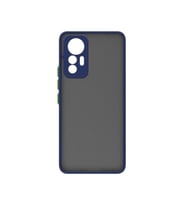 Xiaomi Mi 12 Lite Kılıf Mat Yüzey Kamera Korumalı Silikon (Lacivert)