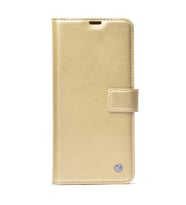 Zore Galaxy S20 Ultra ile Uyumlu Kar Deluxe Kapaklı Kılıf Gold