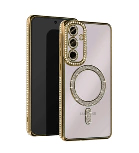Samsung Galaxy S25 Fe Joke Simli Magneticsafe Kılıf - Gold