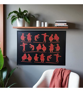 Dekoratif Soyut Tablo 70 x 100 cm CAN003 - Ev - Otel - Ofis - Hastahane - Kafe - Restourant Dekorasyonu