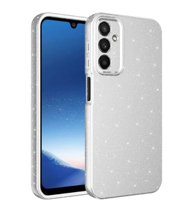 Galaxy A24 Kılıf Kamera Korumalı Simli Lüks Zore Koton Kapak