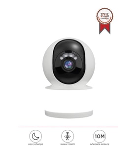 Torima CMR-31 Beyaz Full Hd Led Aydınlatmalı Wifi Smart Ip Güvenlik Kamerası