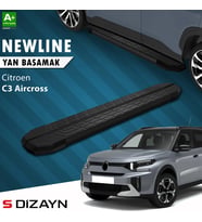 S-Dizayn Citroen C3 Aircross 2 NewLine Siyah Yan Basamak 183 Cm 2024 Üzeri A+ Kalite