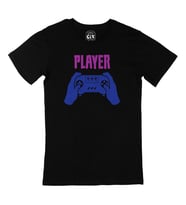 Yeşil Player One  Siyah Tişört