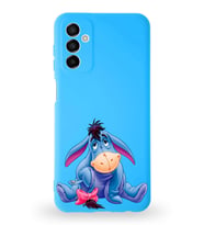 Samsung Galaxy M13 Uyumlu Lansman Kılıf Altı Kapalı İçi Kadife  İyor Tasarımlı  Kapak (Şeffaf)