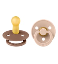 Bibs Colour İkili Emzik Woodchuck/Blush 6-18 Ay