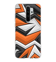 Xiaomi Redmi Note 8 Pro Uyumlu Kapak Grafiti Tasarımlı Şeffaf Silikon Kılıf