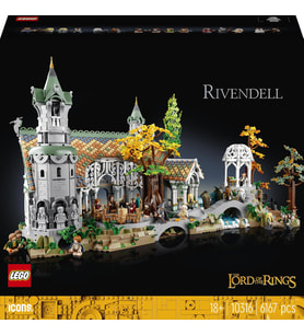 LEGO 10316 Icons Yüzüklerin Efendisi: Rıvendell