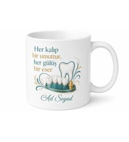 Diş Protez Teknolojisi Öğrencisine Kusursuz Gülüşler Estetik Kalıp Kupa Hediye