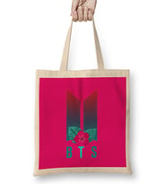 Bts Army Gift LOGIO MERCH Bez Çanta Uzun Saplı