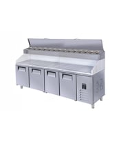 Iceinox Make Up Buzdolabı Mermerli 650 Lt (Gri)