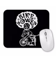 Bike Power Branco Mouse Pad