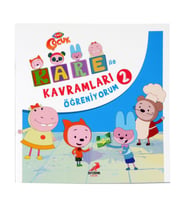 Kare İle Kavramları Öğreniyorum 2 Erdem Yayınları