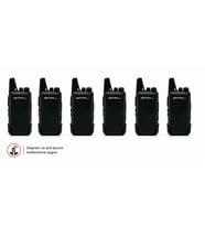 N446 PMR Deprem ve Acil Durum El Telsizi (6'lı Set)